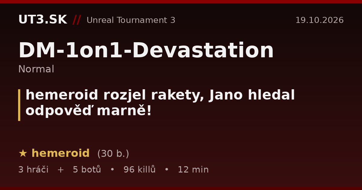 hemeroid rozjel rakety, Jano hledal odpověď marně!