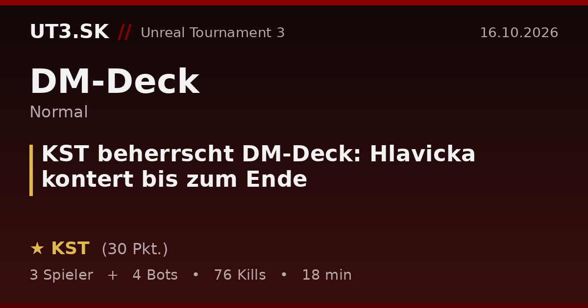 KST beherrscht DM-Deck: Hlavicka kontert bis zum Ende