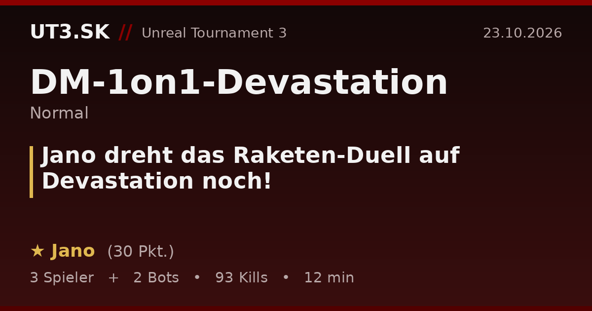 Jano dreht das Raketen-Duell auf Devastation noch!