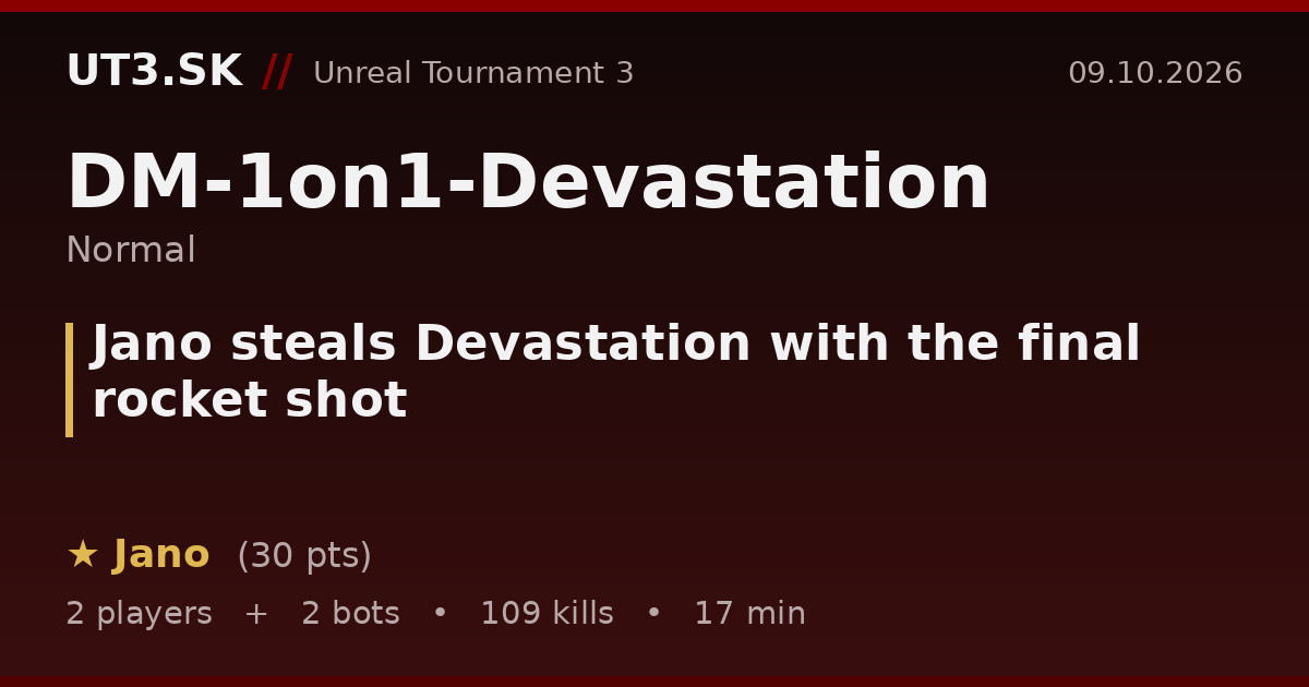 Jano steals Devastation with the final rocket shot