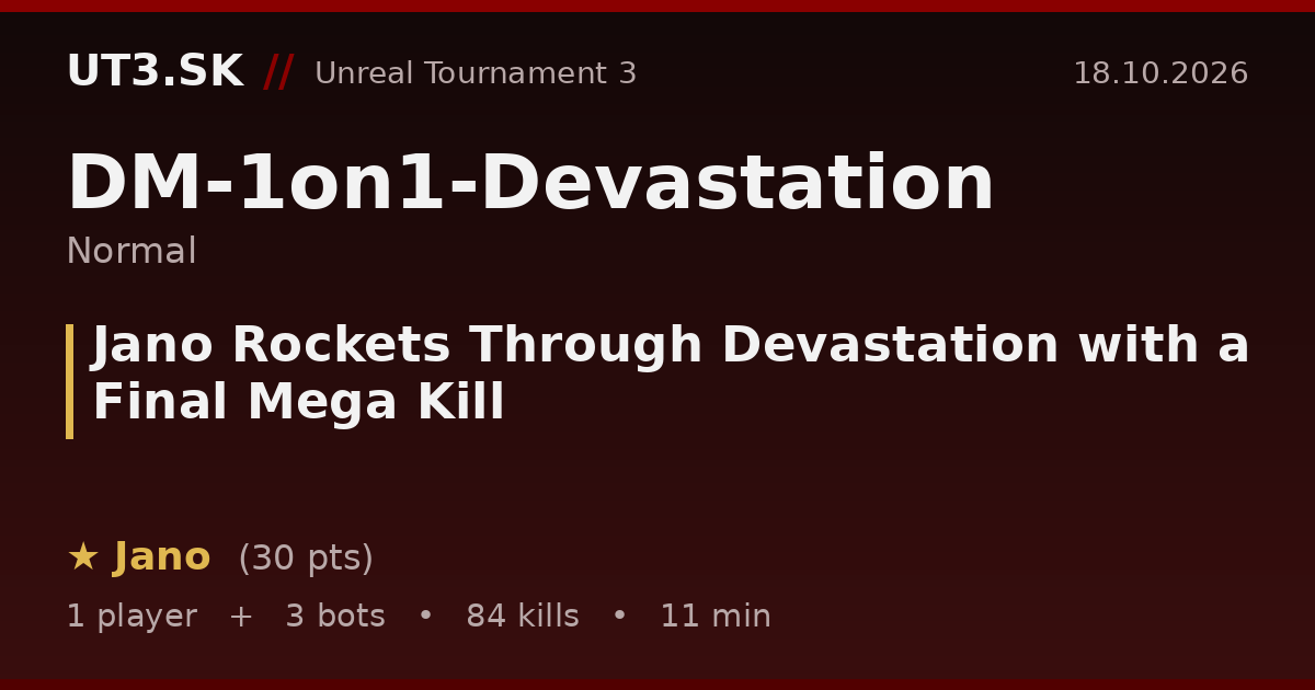 Jano Rockets Through Devastation with a Final Mega Kill