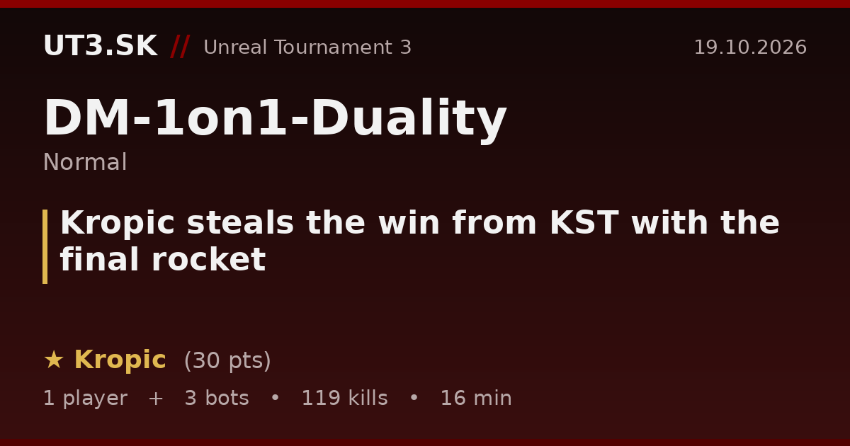 Kropic steals the win from KST with the final rocket