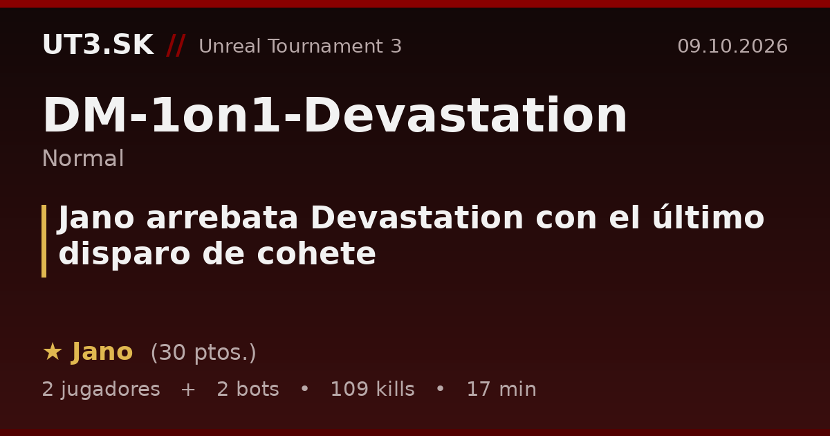 Jano arrebata Devastation con el último disparo de cohete