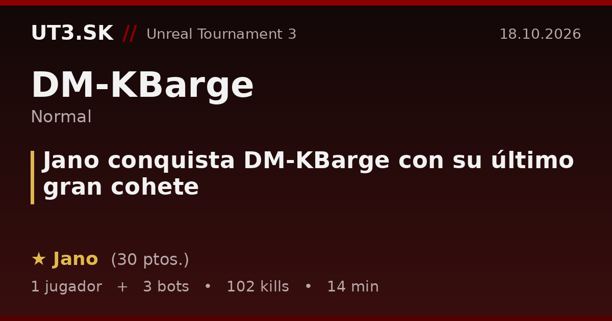 Jano conquista DM-KBarge con su último gran cohete