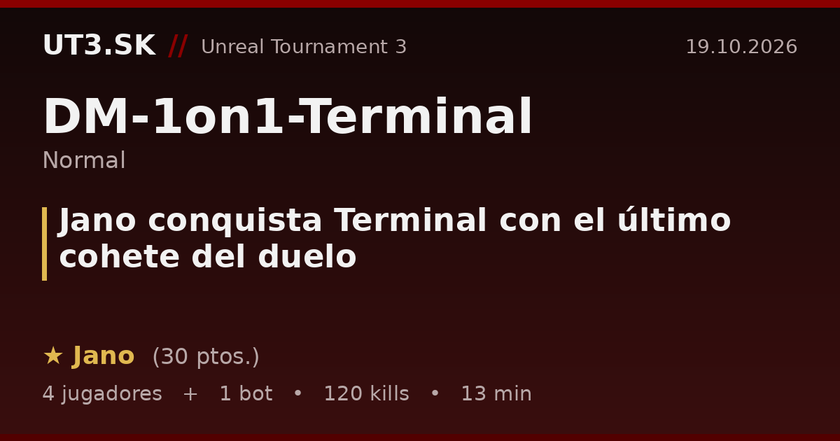 Jano conquista Terminal con el último cohete del duelo