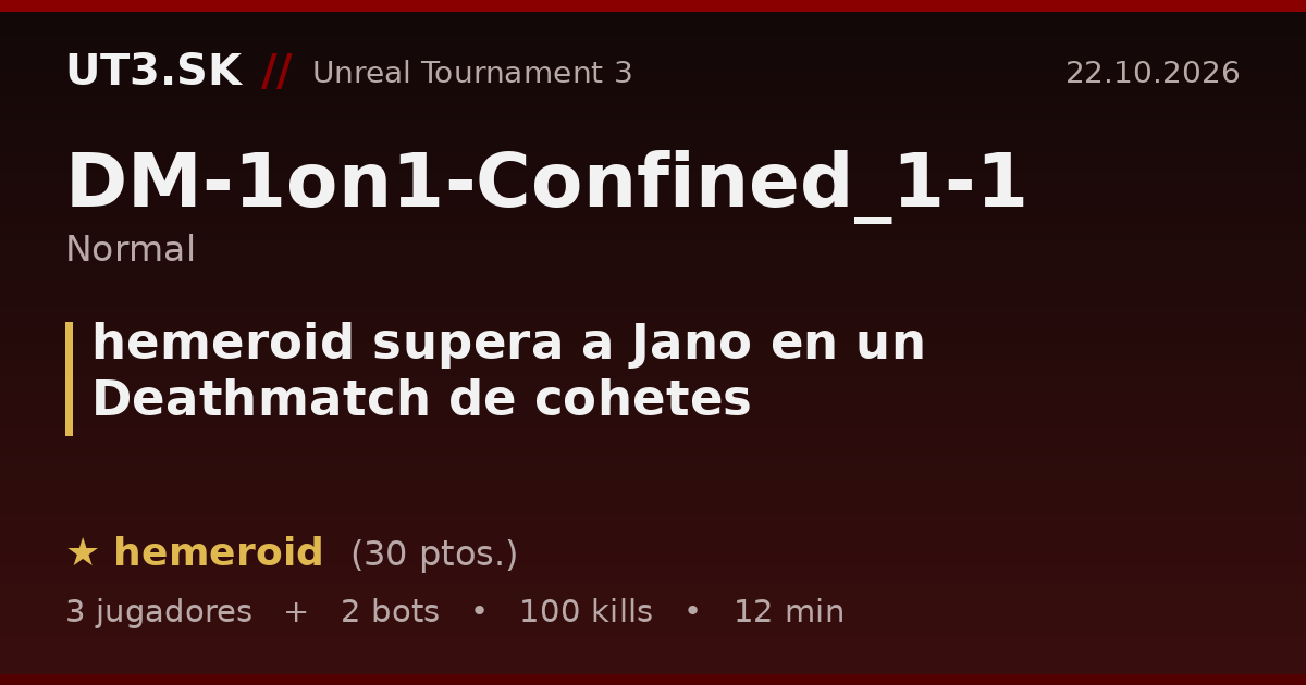 hemeroid supera a Jano en un Deathmatch de cohetes
