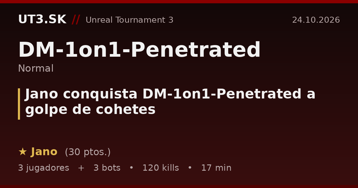 Jano conquista DM-1on1-Penetrated a golpe de cohetes