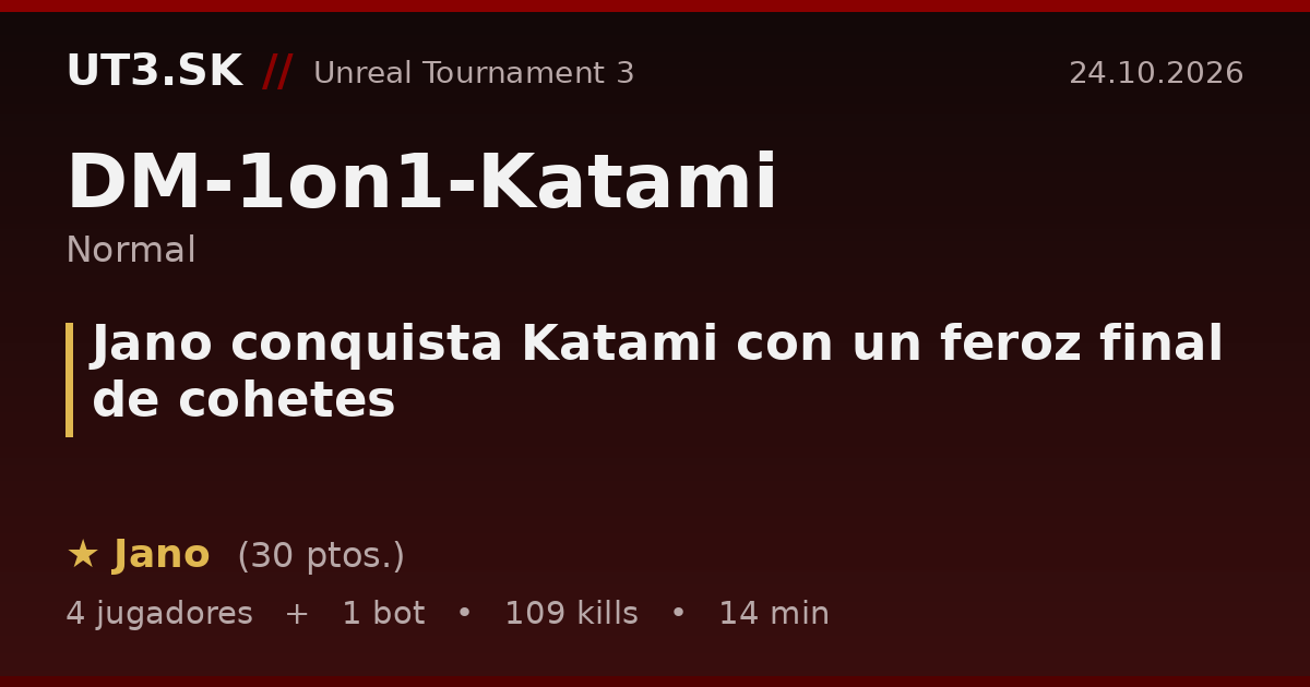 Jano conquista Katami con un feroz final de cohetes