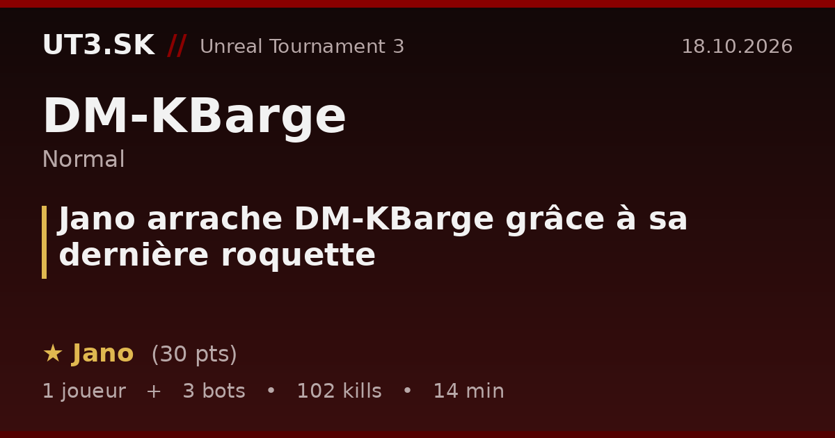 Jano arrache DM-KBarge grâce à sa dernière roquette