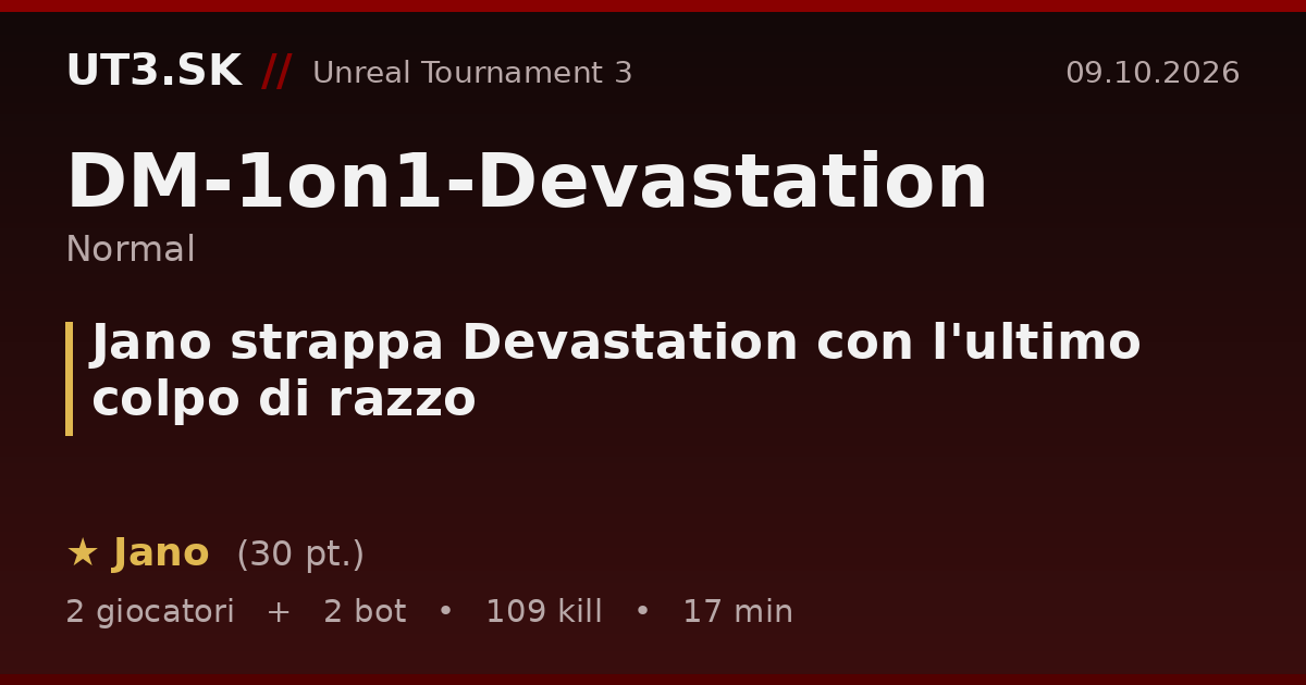 Jano strappa Devastation con l'ultimo colpo di razzo