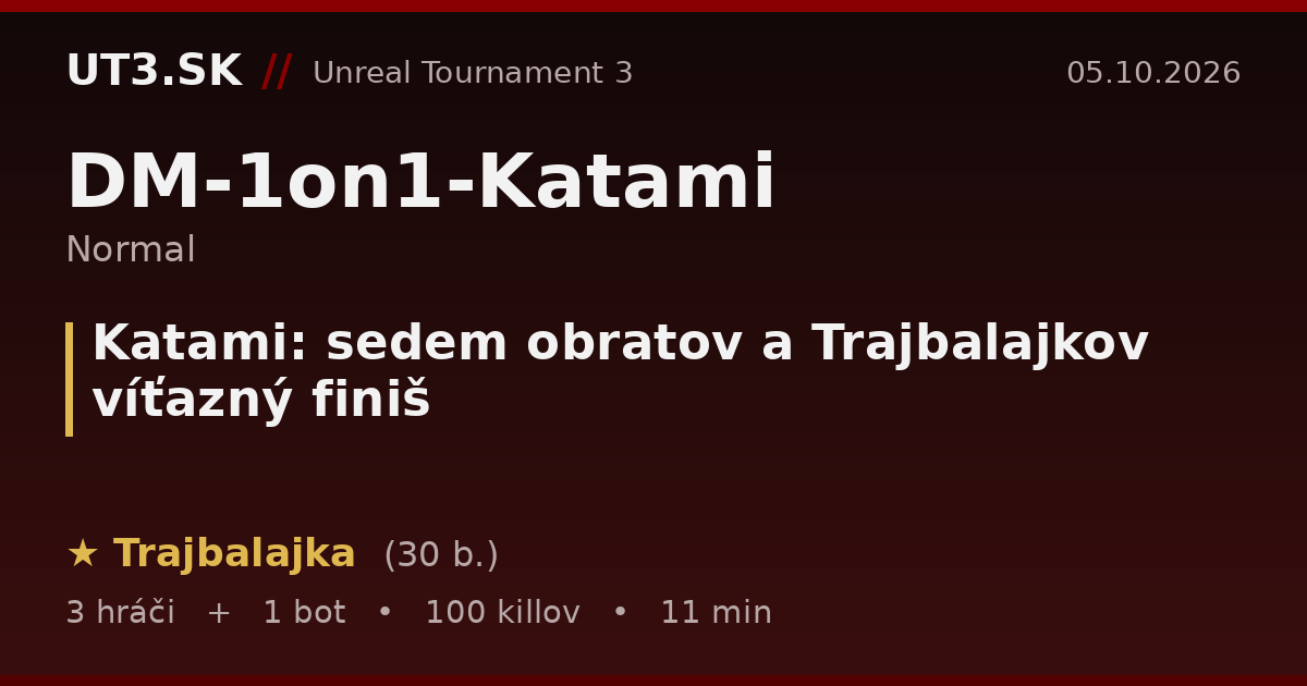 Katami: sedem obratov a Trajbalajkov víťazný finiš