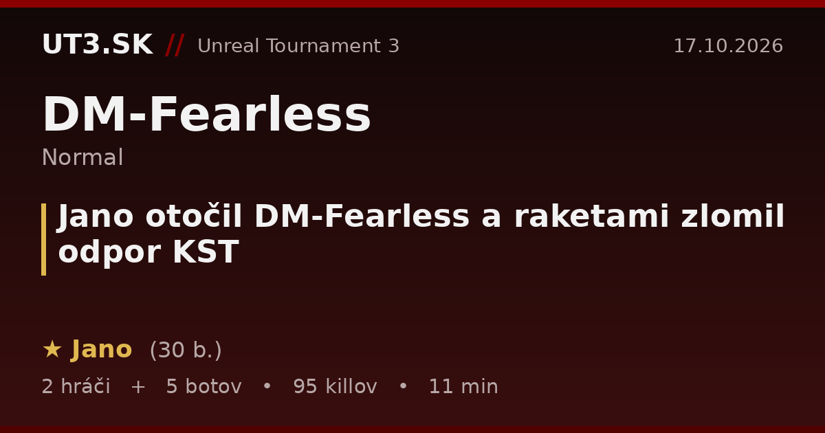 Jano otočil DM-Fearless a raketami zlomil odpor KST