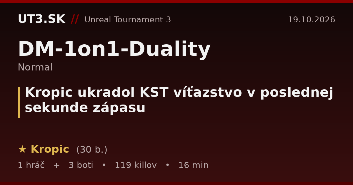 Kropic ukradol KST víťazstvo v poslednej sekunde zápasu