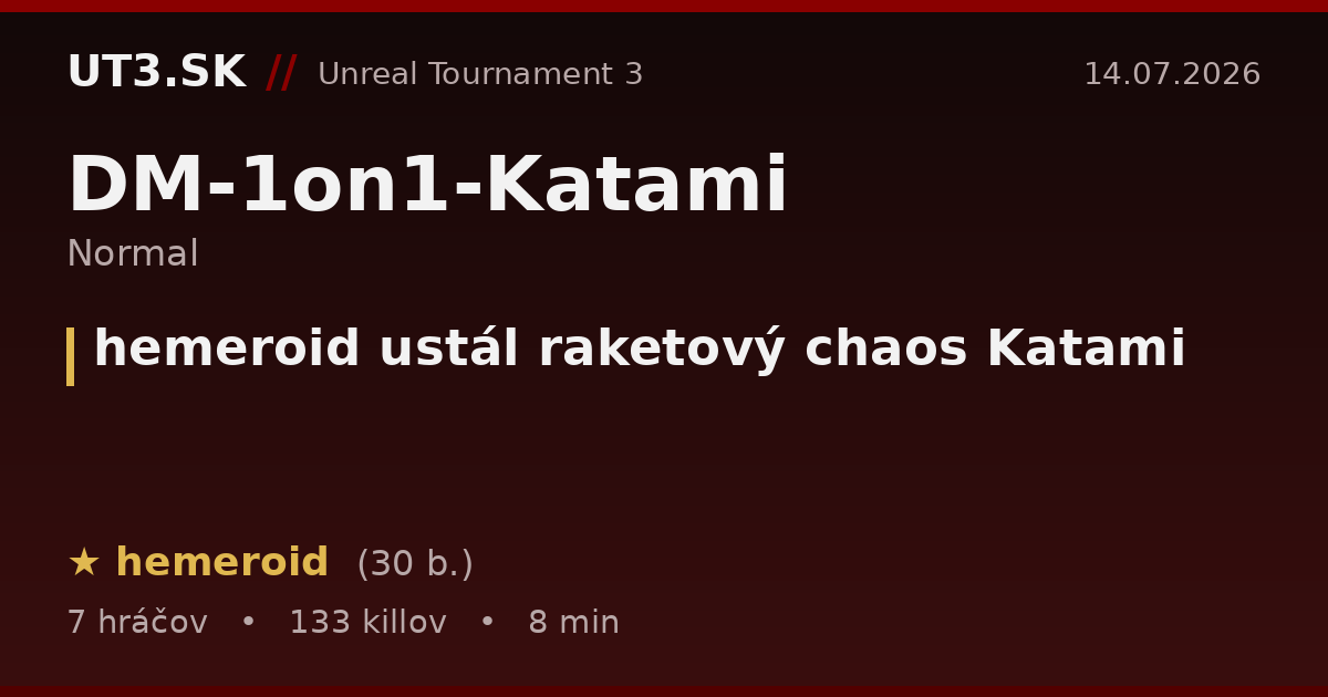 hemeroid ustál raketový chaos Katami