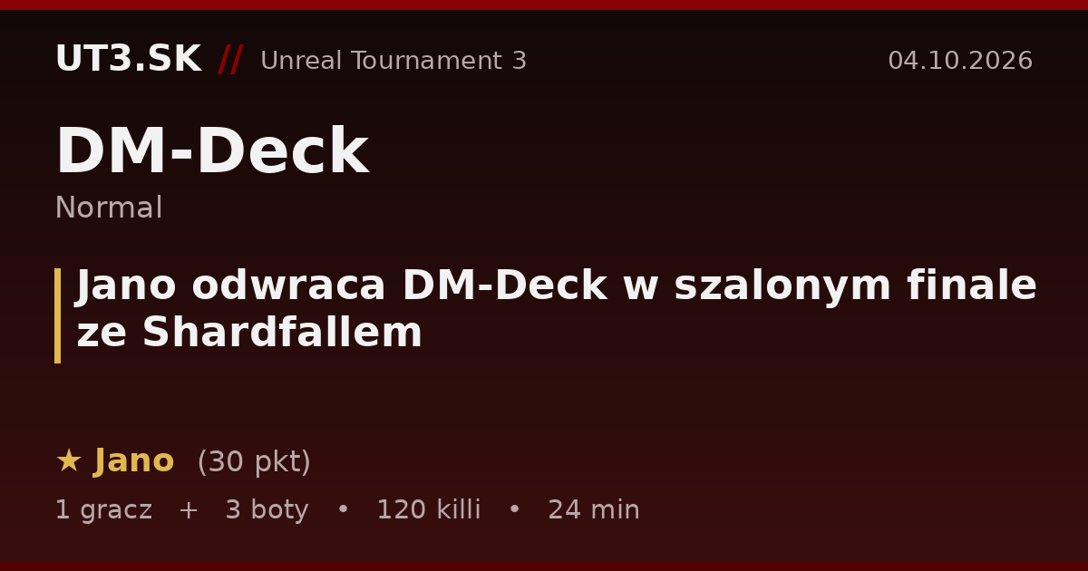 Jano odwraca DM-Deck w szalonym finale ze Shardfallem