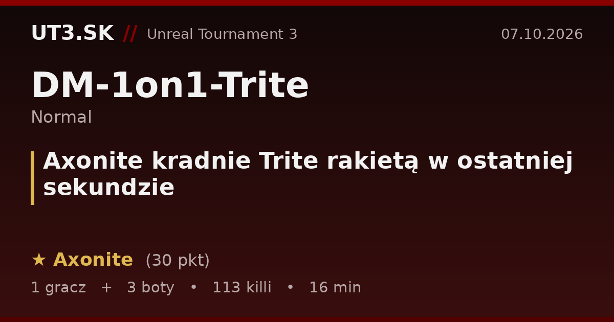Axonite kradnie Trite rakietą w ostatniej sekundzie