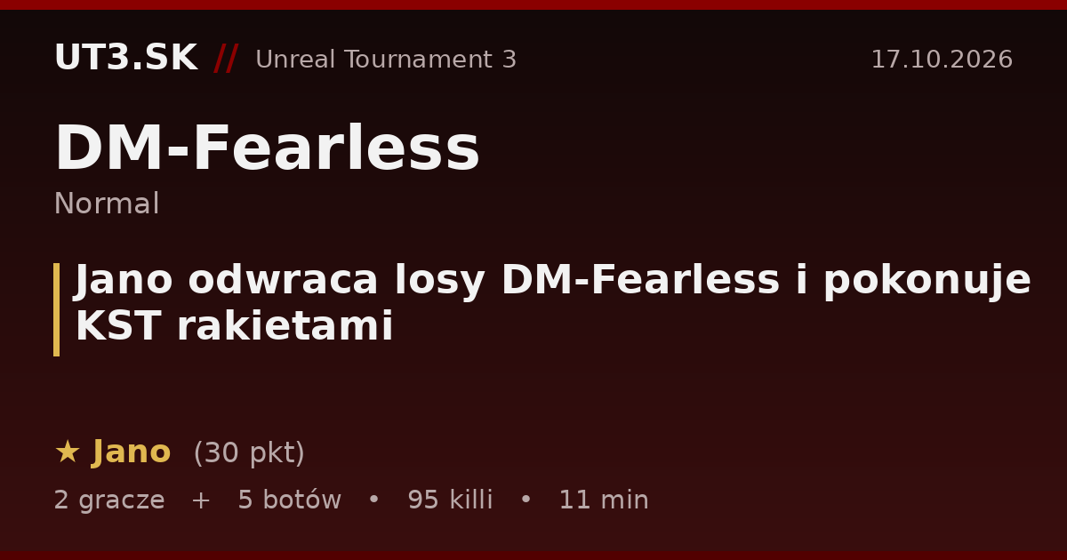 Jano odwraca losy DM-Fearless i pokonuje KST rakietami