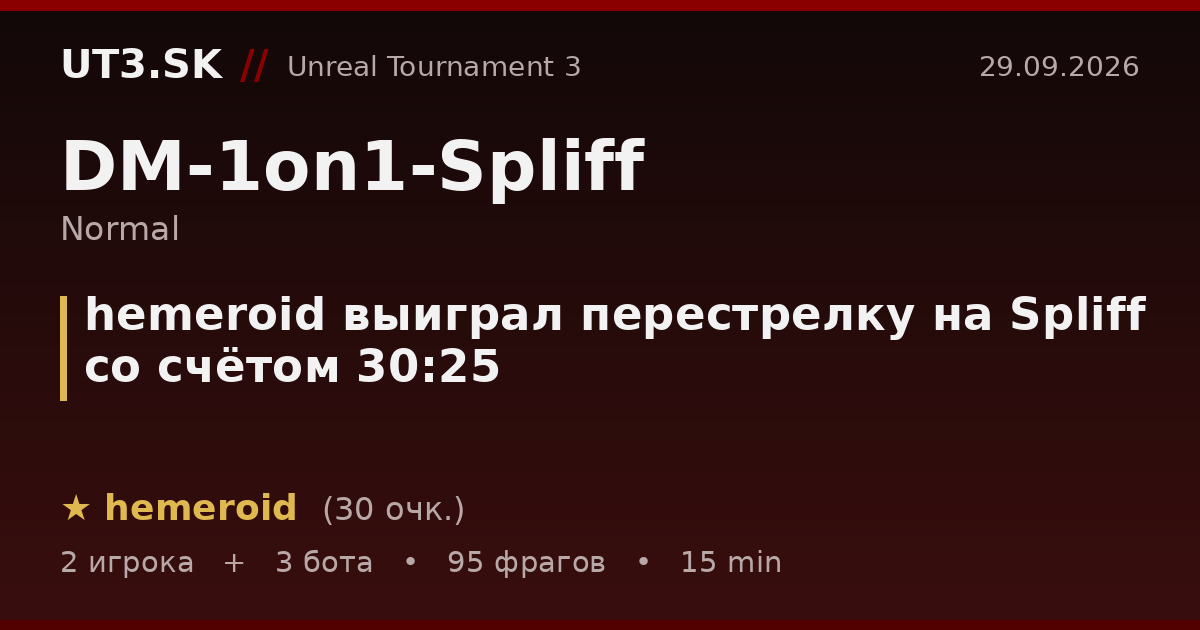 hemeroid выиграл перестрелку на Spliff со счётом 30:25