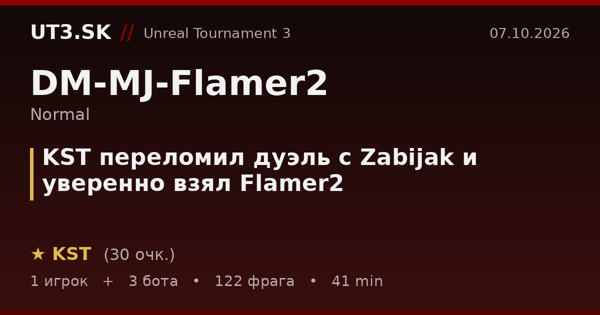 KST переломил дуэль с Zabijak и уверенно взял Flamer2