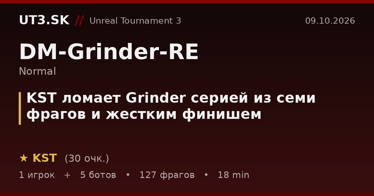 KST ломает Grinder серией из семи фрагов и жестким финишем