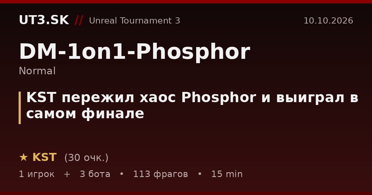 KST пережил хаос Phosphor и выиграл в самом финале