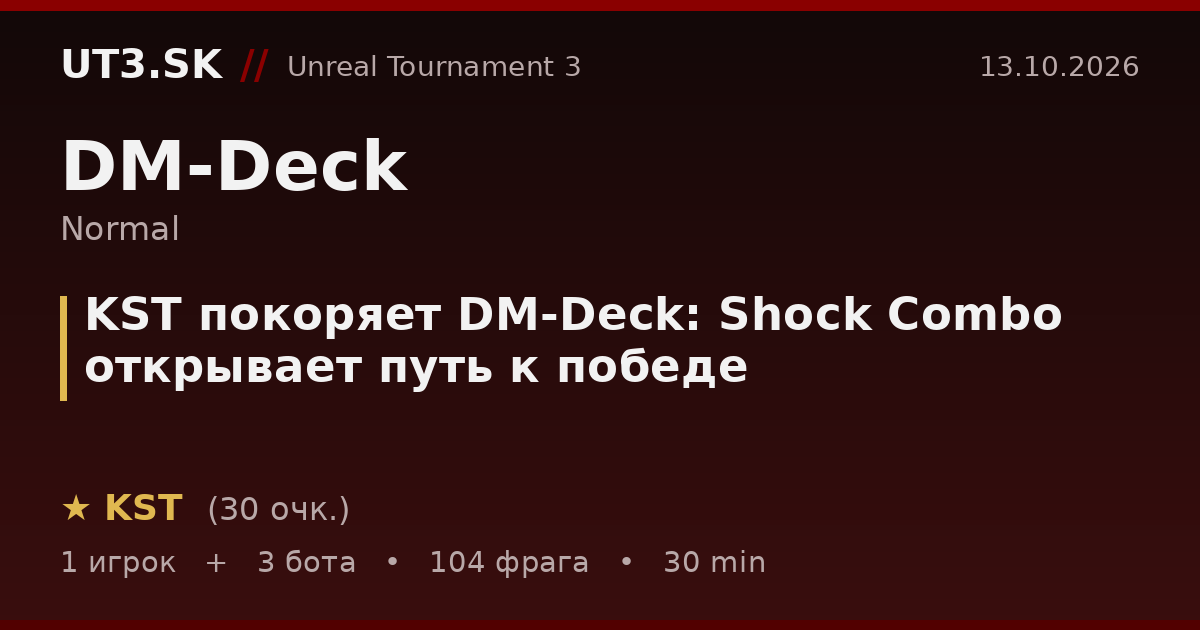KST покоряет DM-Deck: Shock Combo открывает путь к победе