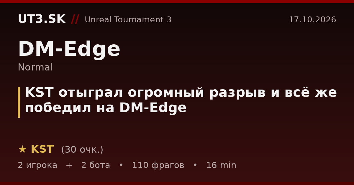 KST отыграл огромный разрыв и всё же победил на DM-Edge