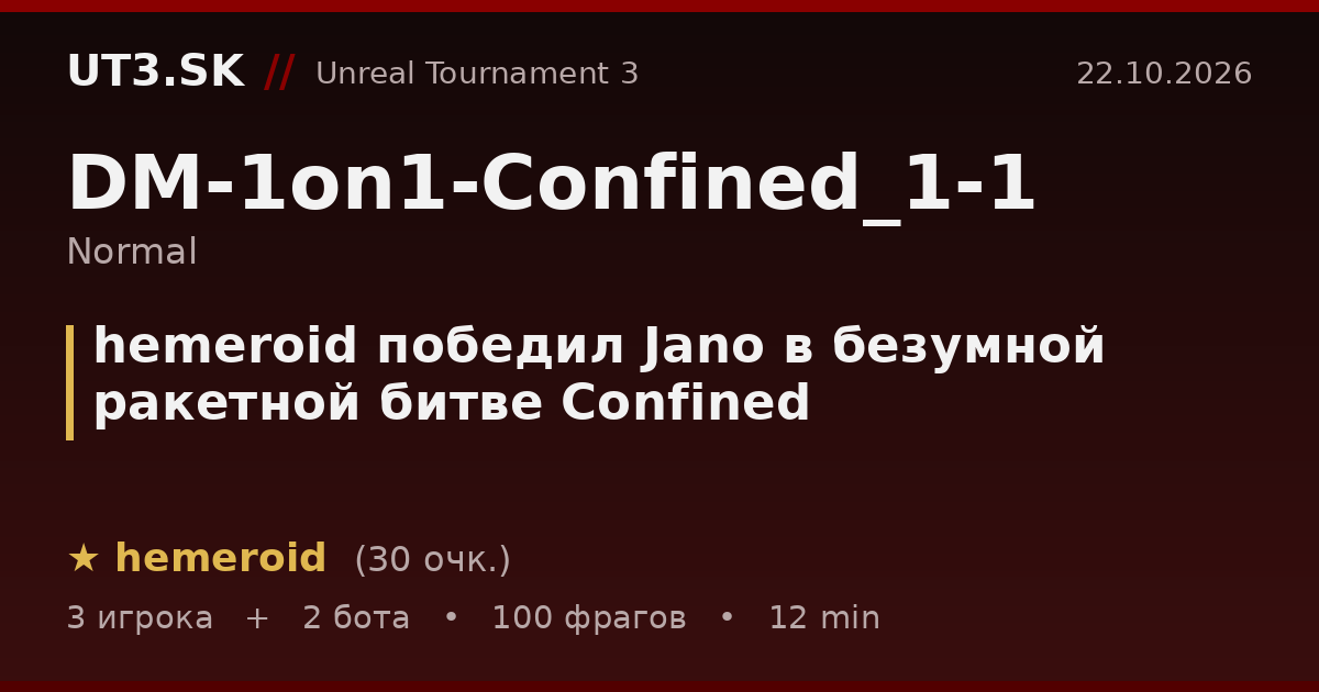 hemeroid победил Jano в безумной ракетной битве Confined